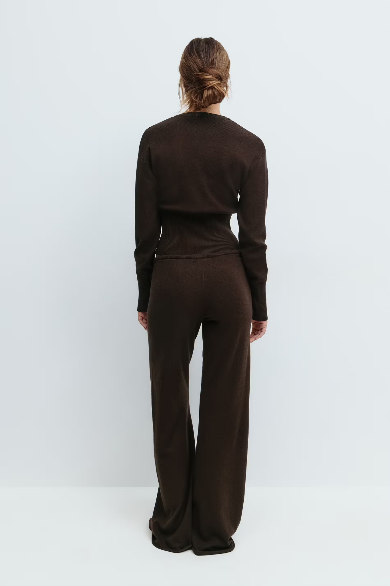ribbed button lounge set