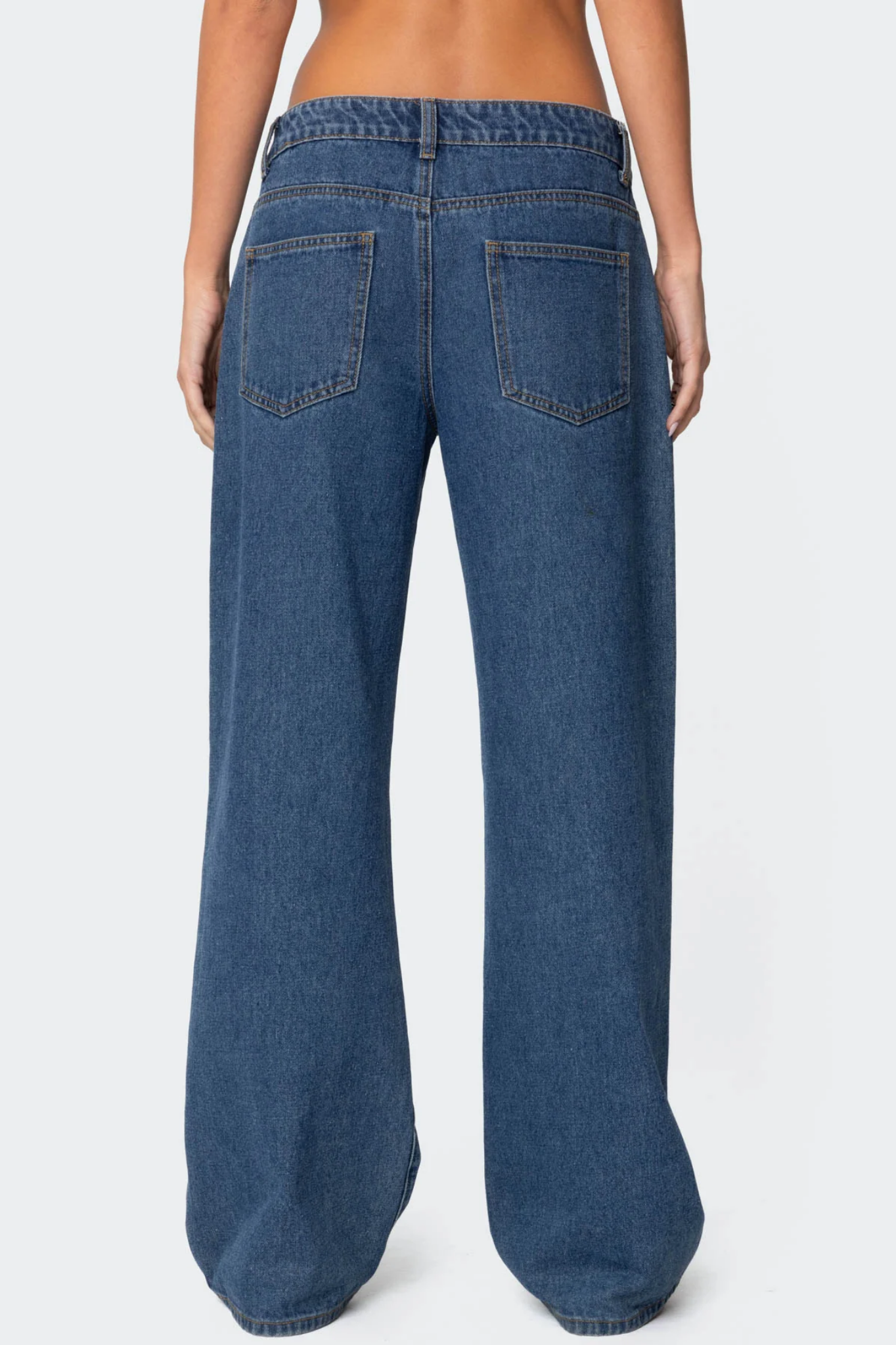 Low wide leg jeans