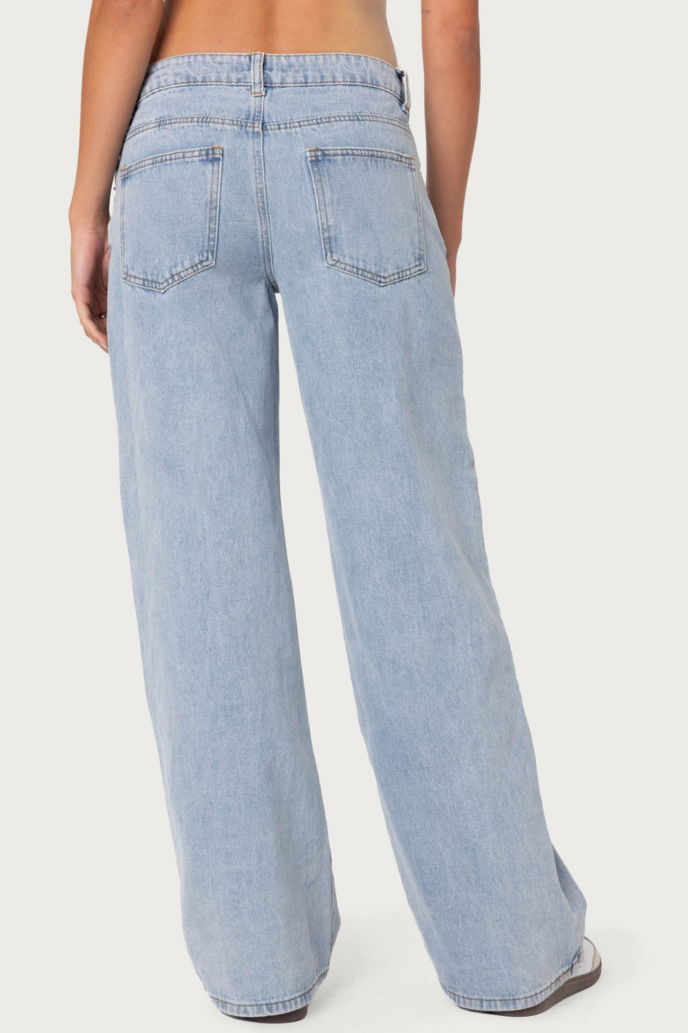 Low wide leg jeans