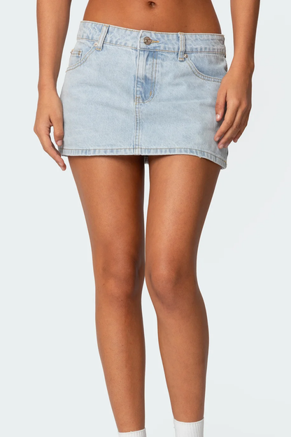 Denim Micro Skirt