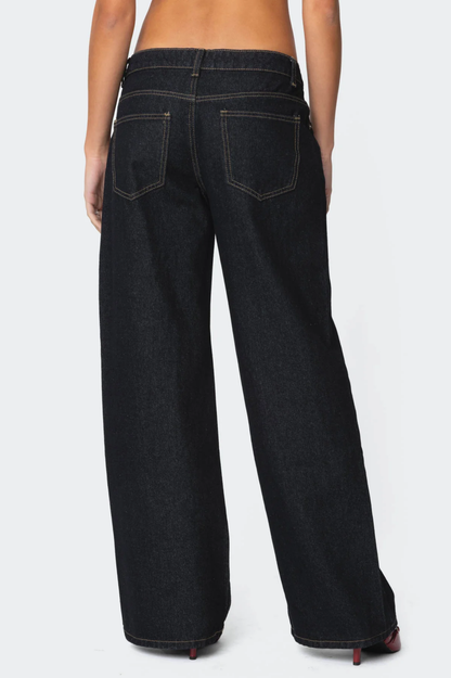 Low wide leg jeans